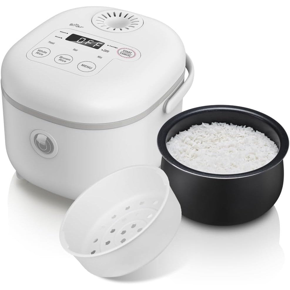 Bear 6-in-1 Compact Multi-Cooker: Perfect Rice, Porridge, Soup, and Steaming
